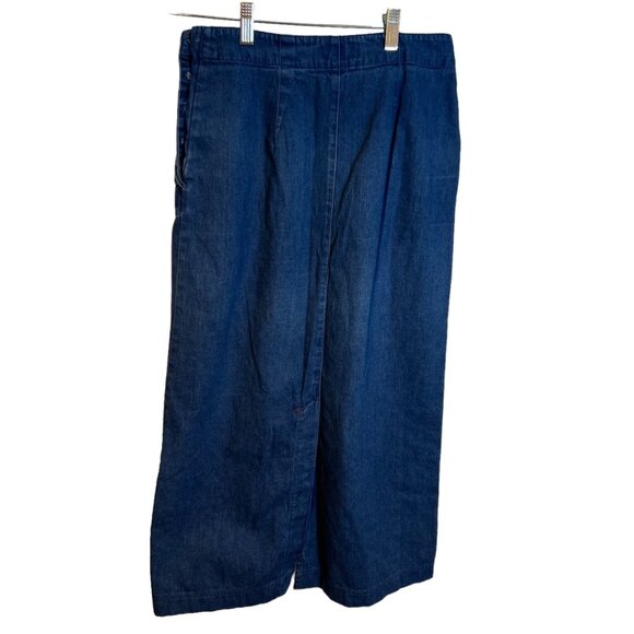 Talbots Women's Denim Skirt Size 6 Maxi Jean Cottagecore, boho - Picture 2 of 11